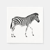 Zebra Serviette (Vorderseite)