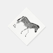Zebra Serviette (Ecke)