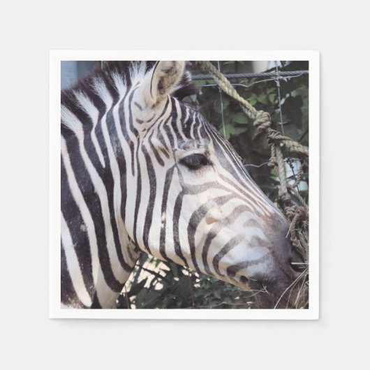 Zebra Serviette (Vorderseite)