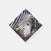 Zebra Serviette (Ecke)