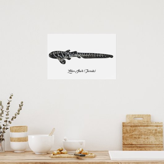 Zebra Shark (Juvenile) Poster (Küche)