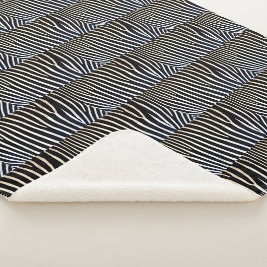 Zebra Sherpa Decke Sherpadecke (3/4)