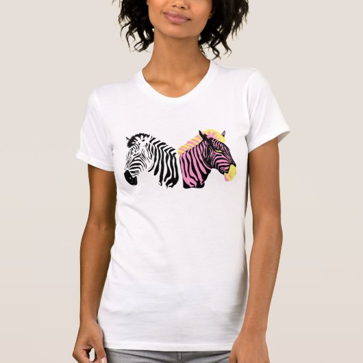 Zebra-Shirt T-Shirt (Vorderseite)