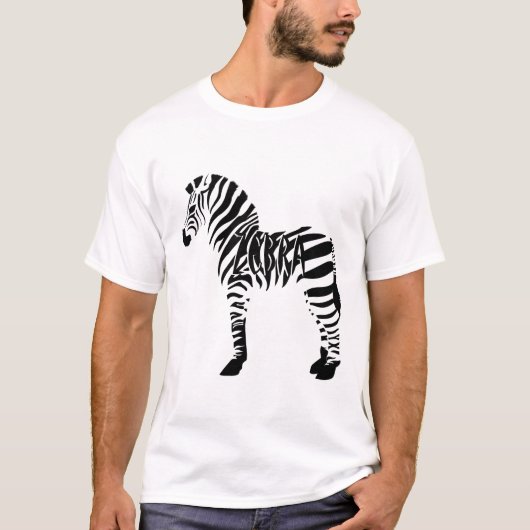Zebra-Shirt T-Shirt (Vorderseite)