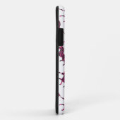 Zebra-Silhouette Schwarz und Heiß-Rosa Case-Mate iPhone Hülle (Hinten/Rechts)