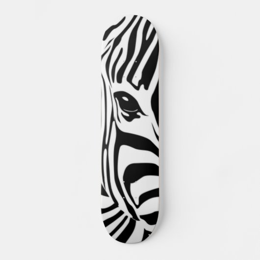 Zebra Skateboard (Vorderseite)