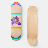 Zebra Skateboard (Vorderseite)
