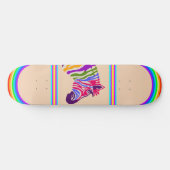 Zebra Skateboard (Horizontal)