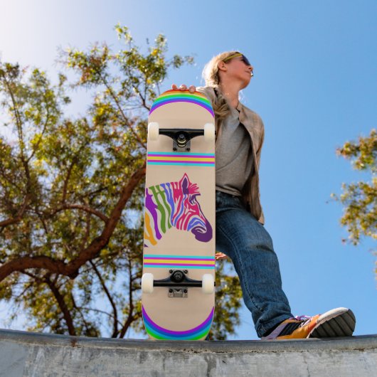 Zebra Skateboard (Außen 1)
