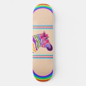 Zebra Skateboard (Vorderseite)