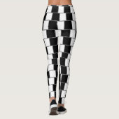 Zebra Skeleton Dazzle Leggings (Rückseite)