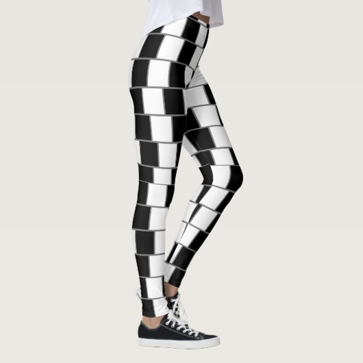 Zebra Skeleton Dazzle Leggings (Rechts)