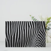 Zebra Skin Briefpapier (Stehend Vorderseite)