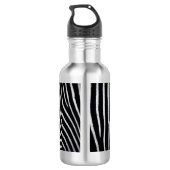 Zebra Skin Edelstahlflasche (Rückseite)