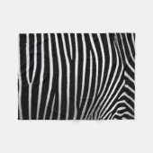Zebra Skin Fleecedecke (Vorderseite (Horizontal))