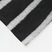 Zebra Skin Fleecedecke (Ecke)