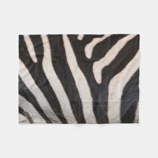 ZEBRA SKIN FLEECEDECKE (Vorderseite (Horizontal))