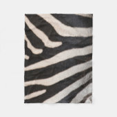 ZEBRA SKIN FLEECEDECKE (Vorderseite)