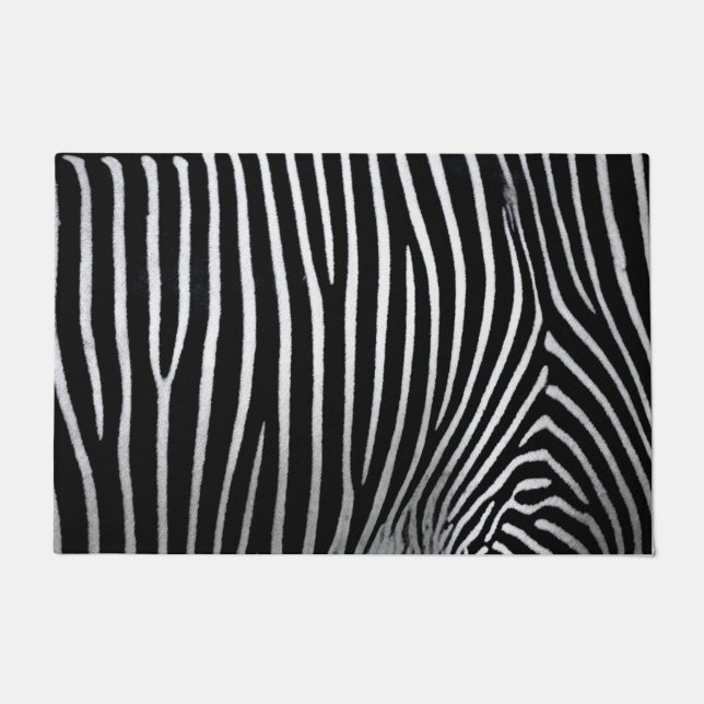 Zebra Skin Fußmatte (Vorderseite)