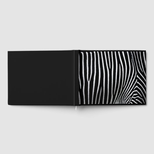 Zebra Skin Gästebuch (Voll)