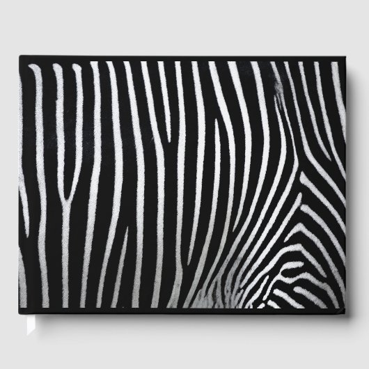 Zebra Skin Gästebuch (Vorderseite)
