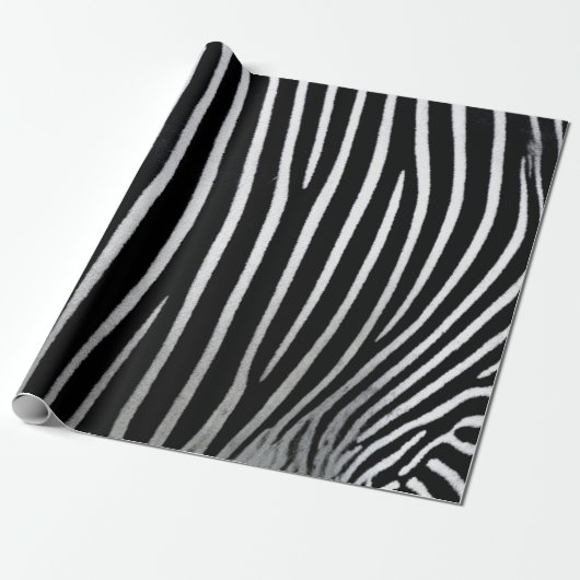 Zebra Skin Geschenkpapier (Ungerollt)