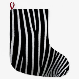 Zebra Skin Großer Weihnachtsstrumpf