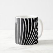 Zebra Skin Kaffeetasse (VorderseiteRechts)
