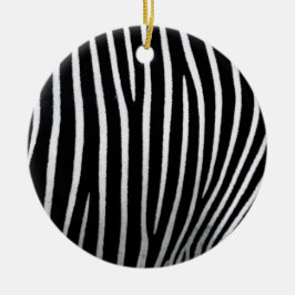Zebra Skin Keramik Ornament