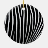 Zebra Skin Keramik Ornament (Hinten)