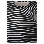 Zebra Skin Klemmbrett (Vorderseite)