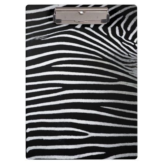 Zebra Skin Klemmbrett (Vorderseite)