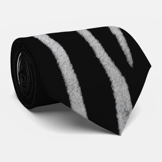 Zebra Skin Krawatte (Gerollt)
