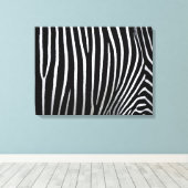 Zebra Skin Leinwanddruck (Insitu (Holzboden))