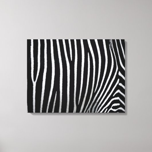 Zebra Skin Leinwanddruck (Vorderseite)