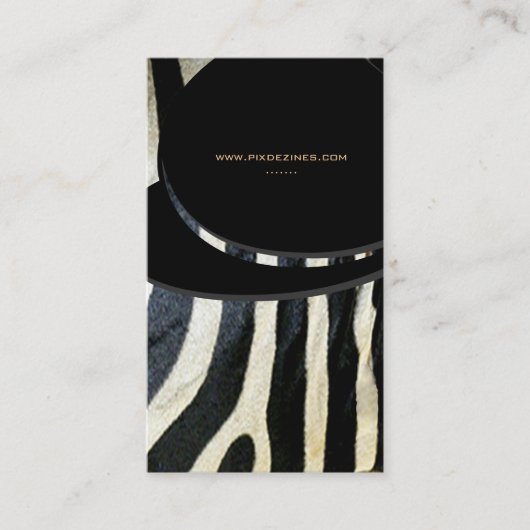 Zebra skin, life animal business cards visitenkarte (Vorderseite)