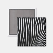 Zebra Skin Magnet (Vorderseite/Rückseite)