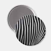Zebra Skin Magnet (Vorderseite/Rückseite)