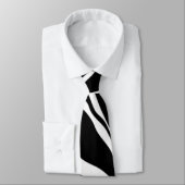 Zebra-Skin-Muster-Krawatte Krawatte (Gebunden)