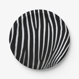 Zebra Skin Pappteller