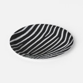 Zebra Skin Pappteller (Schrägansicht)