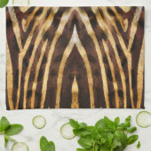 Zebra Skin Pattern Handtuch (Gefaltet)