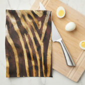 Zebra Skin Pattern Handtuch (Viertel Falte)