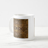 Zebra Skin Pattern Kaffeetasse (Vorderseite Links)