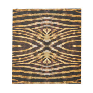 Zebra Skin Pattern Notizblock