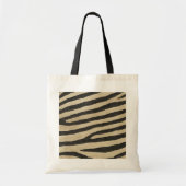 Zebra Skin Pattern Tragetasche (Vorne)