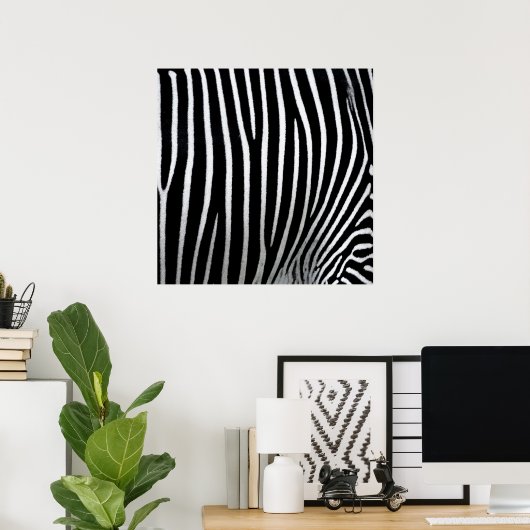 Zebra Skin Poster (Heimbüro)