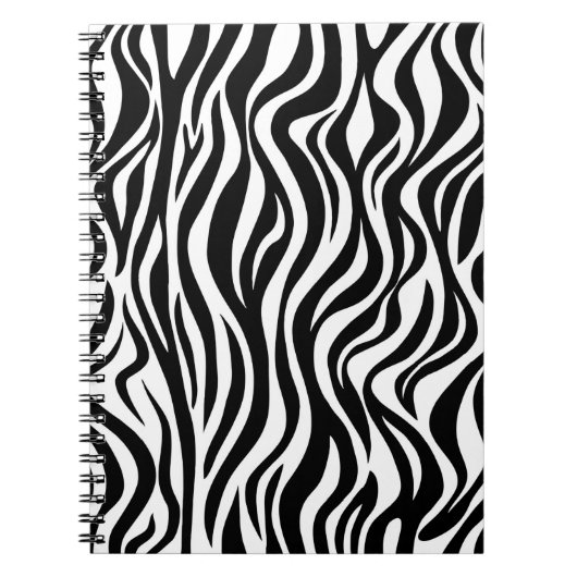 Zebra Skin Print Notizblock (Vorderseite)