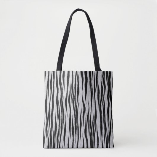 Zebra Skin Print Pattern-6665 Tasche (Vorderseite)