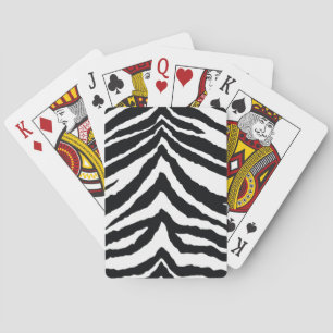 Zebra Skin Print Spielkarten